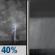 Tonight: Chance Showers And Thunderstorms then Areas Of Fog