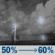 Tonight: A chance of showers and thunderstorms before 10pm, then a chance of showers and thunderstorms between 10pm and 11pm, then a chance of showers and thunderstorms between 11pm and 4am, then showers and thunderstorms likely between 4am and 5am, then a chance of showers and thunderstorms. Mostly cloudy, with a low around 73. South southwest wind 0 to 5 mph. Chance of precipitation is 60%. New rainfall amounts between a tenth and quarter of an inch possible. Tonight: Chance Showers And Thunderstorms