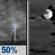 Tonight: A chance of showers and thunderstorms before 7pm, then a chance of showers and thunderstorms between 7pm and 8pm, then a slight chance of showers and thunderstorms between 8pm and 11pm. Mostly cloudy, with a low around 65. North wind 0 to 5 mph. Chance of precipitation is 50%. New rainfall amounts between a quarter and half of an inch possible. Tonight: Chance Showers And Thunderstorms then Mostly Cloudy